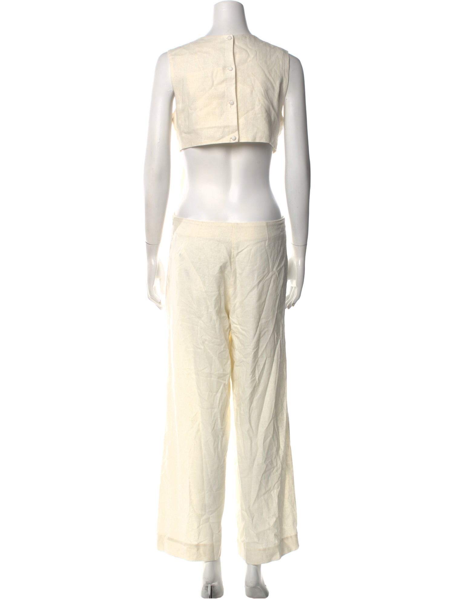 RACIL Linen Scoop Neck Jumpsuit